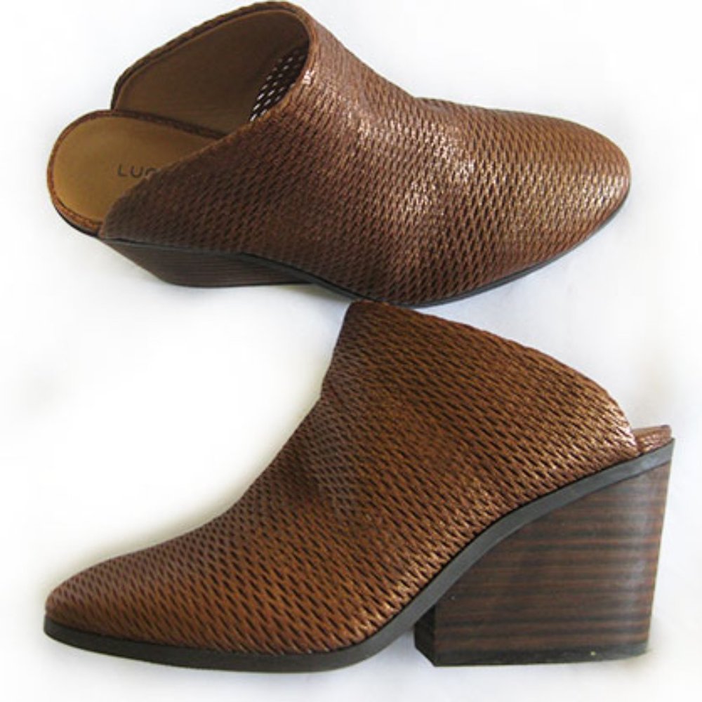 Lucky Brand Brown mules